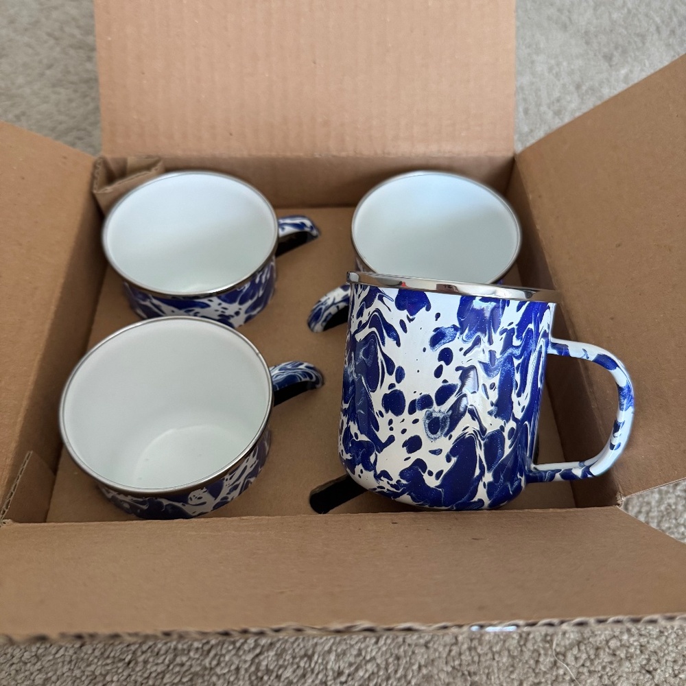 Camping Mugs - Golden Rabbit Enamelware